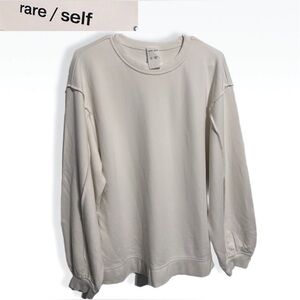 Rare/Self Off White Pullover Sweatshirt Size 2 Off White